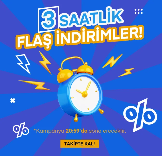 saatlik flaş indirimler